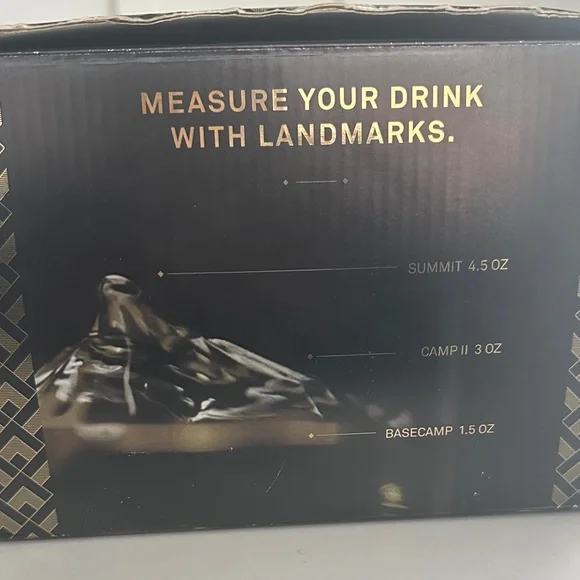 NWT - Everest Whiskey Decanter + 4 Glasses - Barware Gift Set - Picture 15 of 16